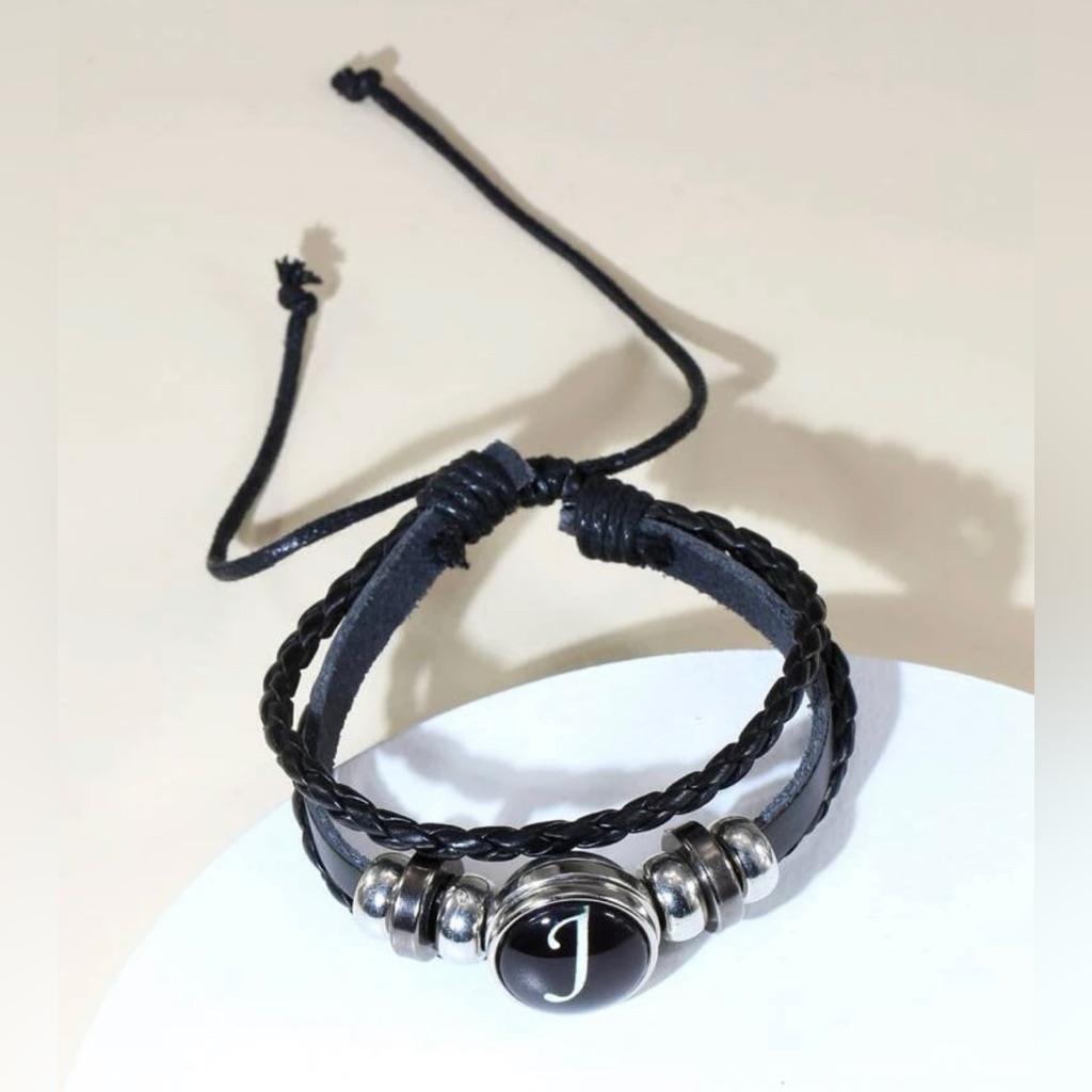 Initial “J” Bracelet